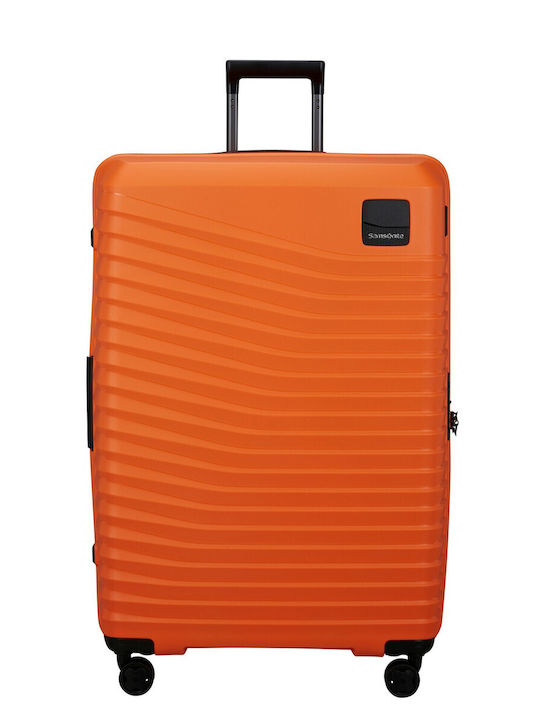 Samsonite Intuo Valiză Mare De Călătorie Dură Portocalie Cu 4 Roți Înălțime 81 Cm