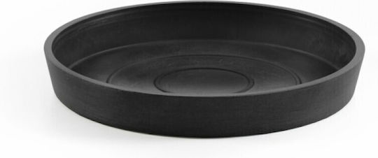Ecopots Πιάτο Γλάστρας Μαύρο 20x20εκ. SAM.20