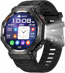 Smartwatch Microwear Kc91 Black Silicone