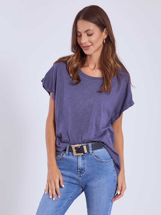 Celestino Sleeve Women's Athletic Blouse Blue