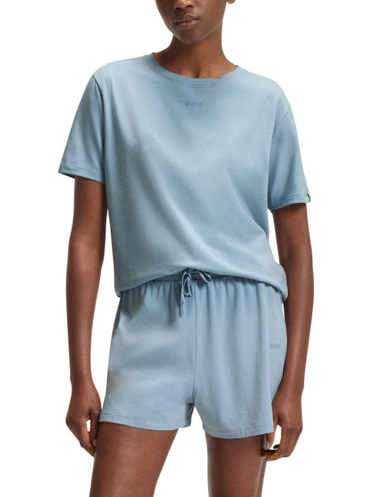Boss Women's T-shirt Sky Blue