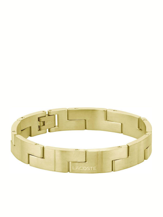 Lacoste Women's Gold Plated Steel Bracelet 19cm