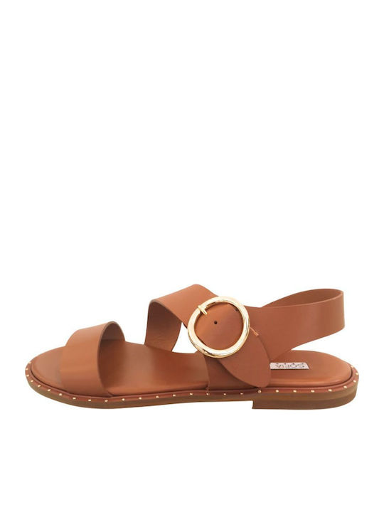 Sofia Manta Leder Flache Sandalen für Damen in ...