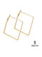 Ghetto Earrings made of Steel Gold Plated