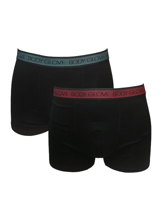 Body Glove Herren-Boxershorts 2Packung Black Body Glove Herren-Boxershorts 2Packung Black