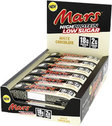 Mars High Protein Low Sugar Bar Μπάρες Πρωτεΐνης με Γεύση Λευκή Σοκολάτα 12x57gr Mars High Protein Low Sugar Bar Μπάρες Πρωτεΐνης με Γεύση Λευκή Σοκολάτα 12x57gr