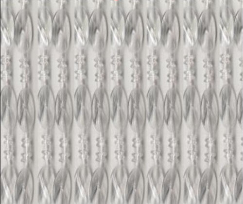 Sidirela Perdea ușă Transparent 100x220cm E-0295B