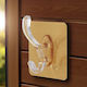 Adhesive Wall Hooks Set 4 Pieces 11kzn10