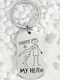 Dad Stainless Steel Keychain