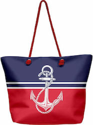 Miami Beach Stoff Strandtasche Rote Miami Beach Stoff Strandtasche Rote