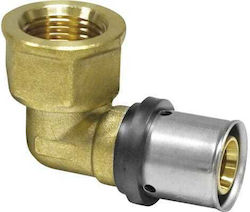 Pipetec – Female Press Pipe Elbow Fitting 20 X 2 – ¾“