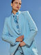 Desiree Tonya Lang Damen Blazer Hellblau