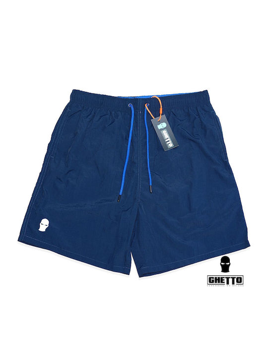 Ghetto Ανδρικό Μαγιό Σορτς Navy Blue Ghetto Ανδρικό Μαγιό Σορτς Navy Blue