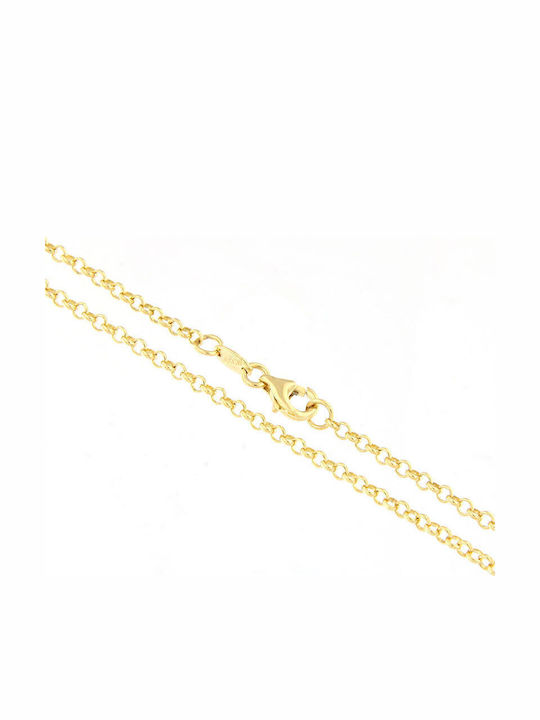Al'Oro Gold Chain Neck 14K Thin Thickness 1.8mm and Length 55cm