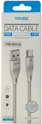 YOURZ 1161 Regular USB 2.0 σε micro USB YOURZ 1161 Regular USB 2.0 σε micro USB