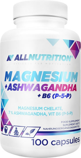 AllNutrition Chelate + Ashwagandha + B6 P-5-p 100 caps