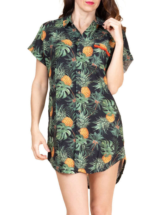 Banana Moon Γυναικείο Πουκάμισο Greenery