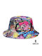 Ghetto Herren-Hut Bucket-Stil Mehrfarbig