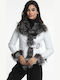 Jane Jane Women's Lifestyle Leather Jacket for Winter White