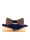 Wooden Bow Tie Daponte Dap-a1602 Blue