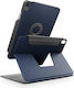 Uniq Rovus Snapmount Magnetic 360 Flip Cover Rotating Durable Navy Blue (iPad Air 11 (M2/M3), iPad Air 10.9)