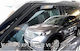 Heko Set of Windbreakers Front Car Dark Fime for Ford Explorer 2023+ 2pcs