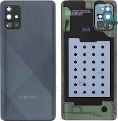 Samsung Galaxy A71 Battery Cover and Camera Lens Black Original Samsung Galaxy A71 Battery Cover and Camera Lens Black Original