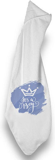 Bonjour Bebe Baby Bath Towel Bathrobe Hooded 75x75cm