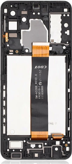 Samsung O ecran cu Mecanism Tactil și Cadru pentru Samsung A32 5G (Negru)