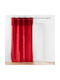 PanOikos Curtain with Grommets Agir Red 140x240cm