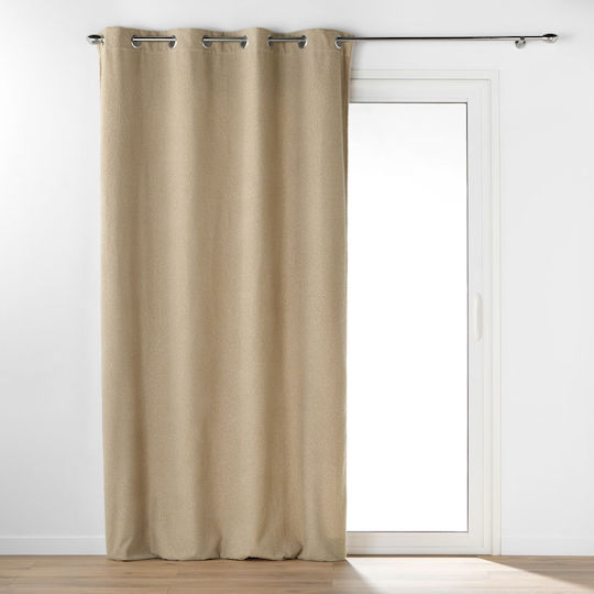 PanOikos Woolly με Τρουκς Μπεζ 140x240εκ.