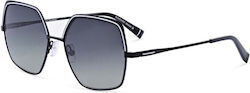 Morel Sunglasses Black with Metallic Frame