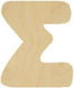 Scrisori Din Lemn 14cm S