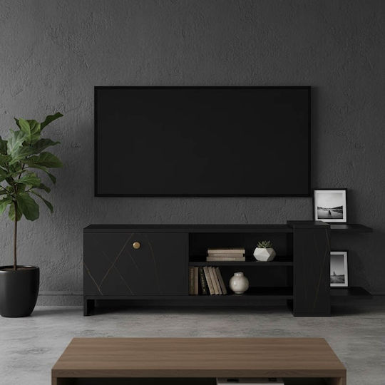 Standi Επιδαπέδιο Μαύρο-μαύρο Μαρμάρου 120x25x36.8εκ. Standi Επιδαπέδιο Μαύρο-μαύρο Μαρμάρου 120x25x36.8εκ.