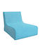 Bean Bag Chair Poof Blue
