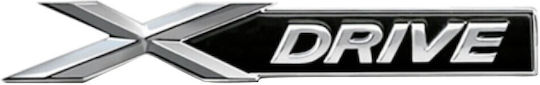 Car Signal Stickers 9.4 x 9.4cm in Silver Color 1pcs