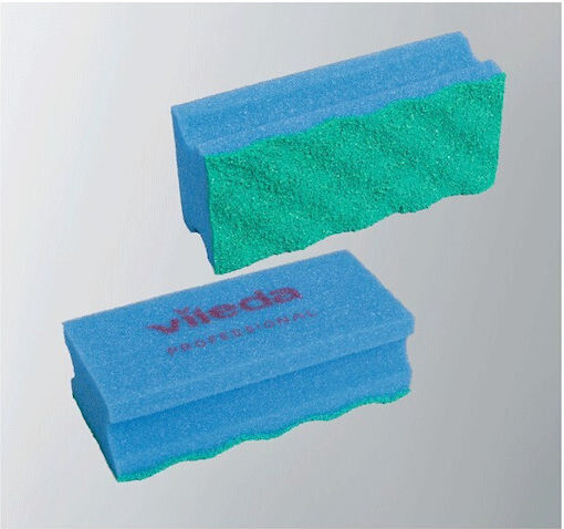 Vileda Puractive Burete Care Nu Zgârie cu Mâner Albastru 8,5x13,5cm