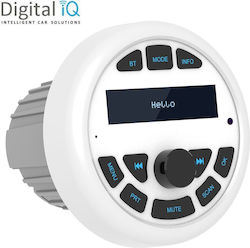 Digital IQ Boot-Soundsystem Wasserdicht mit Bluetooth / AUX / USB Weiß