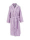 Dimcol Bathrobe with Hood Lilac