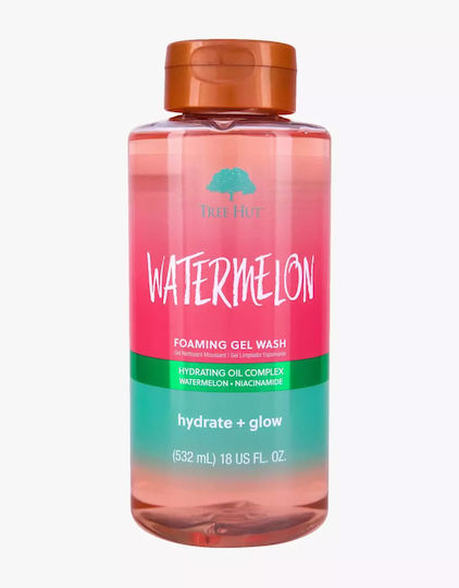 Tree Hut Watermelon Schaumendes Schaumbad in Gel mit Niasinamid für Nährende 532ml