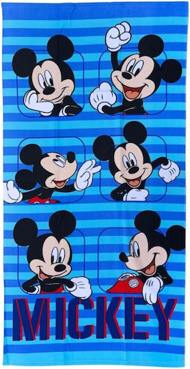 Prosoape de Plajă Pentru Copii Microfibră Mickey 140x70cm Mic36-5046