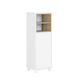 SoBuy Badezimmerschrank Wäscherei B35xT30xH105cm Weiß
