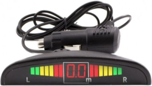 Foxmag24 Einparkhilfen 4 Sensoren Autos LED Anzeige Ton Licht Warnung Metrisch