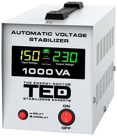 Automatic Voltage Regulator Avr 1000va Lcd