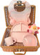 Queen Mother Feeding Set made of Silicone Pink 8pcs