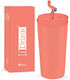 iDrink Stainless Steel Thermos Bottle BPA Free 350ml Coral