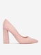 Pantofi cu toc Roz