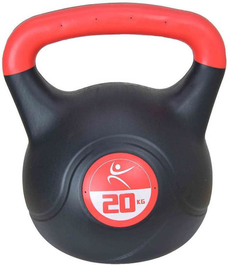 Lifefit 529fvinkett20 Кетълбел Дъмбел 20кг Черно Червено