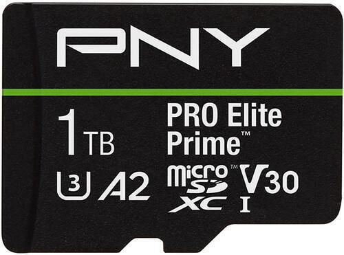 PNY microSDXC 1.0TB Klasse 10 U3 V30 A2 UHS-I mit Adapter