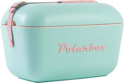 Polarbox Classic & Pop Style Portable Fridge 12lt Turquoise Pink